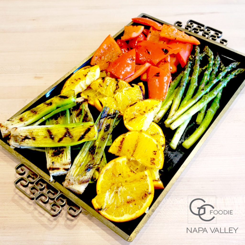 Asparagus, Leeks, Red Bell Pepper Vegetable Medley