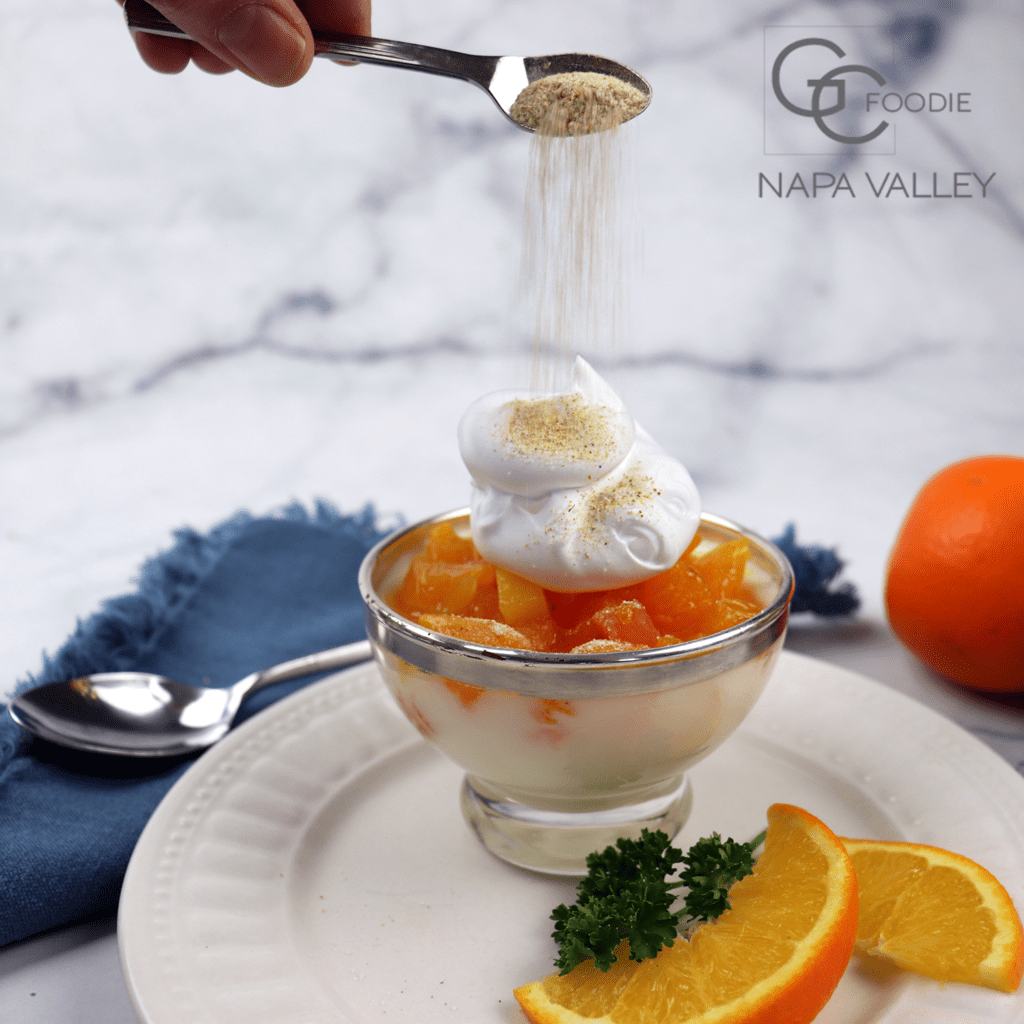 Citrus Sugar Whipped Cream