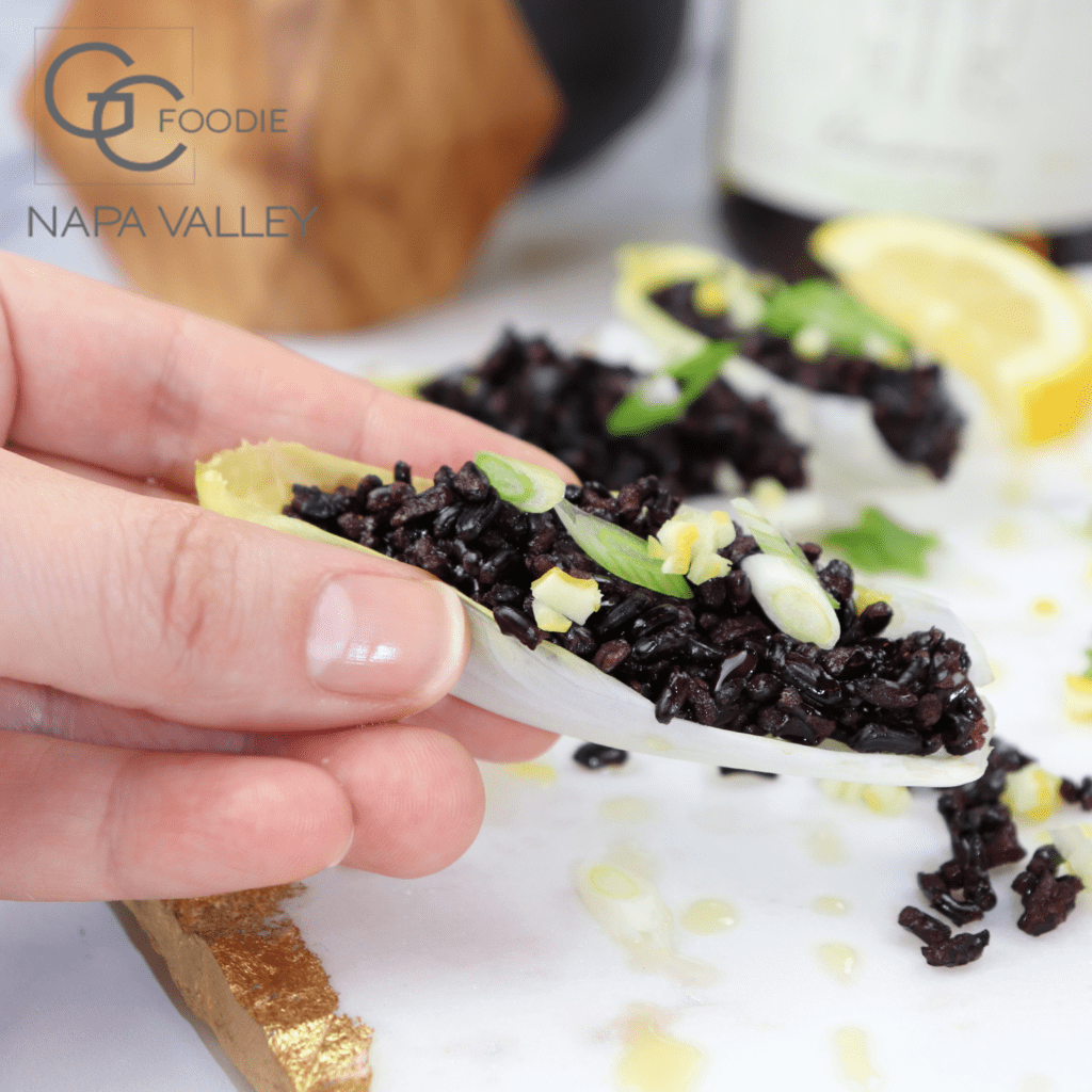 Forbidden Black Rice with Quick ‘Preserved’ Lemon