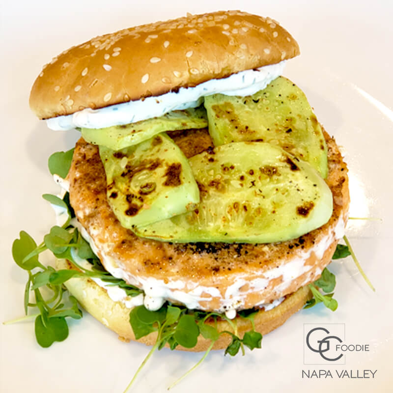 HOT OFF THE GRILL! Salmon Burgers